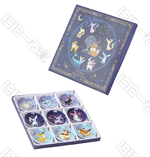 順祥｜寶可夢 星座伊布味碟禮盒