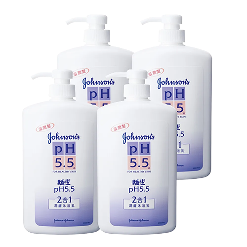 JOHNSONS｜pH5.5 潤膚沐浴乳 2合1