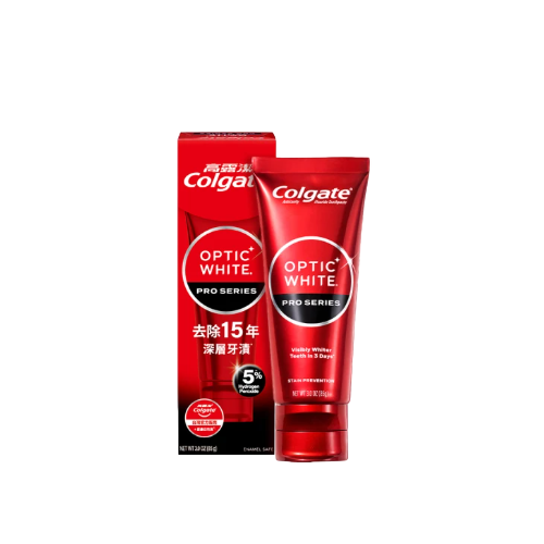 Colgate｜OPTIC WHITE光感．白 5% Pro Series瞬白牙膏
