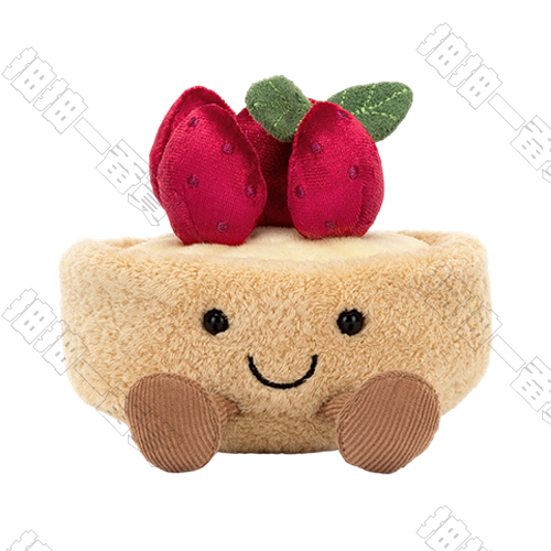 jELLYCAT｜趣味弗洛赫特草莓塔 毛絨公仔