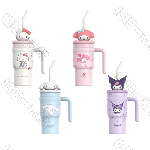 Miniso｜三麗鷗公仔冰霸保溫杯(隨機出貨)
