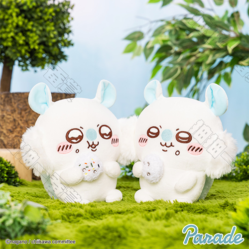 PARADE｜Chiikawa 小桃吃飯糰 毛絨玩偶 景品(隨機出貨)