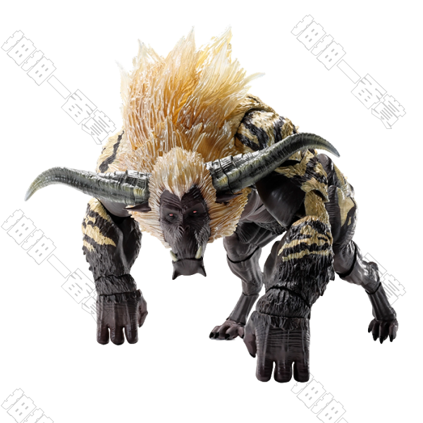 BANDAI｜魔物獵人 S.H.MonsterArts 激昂的金獅子
