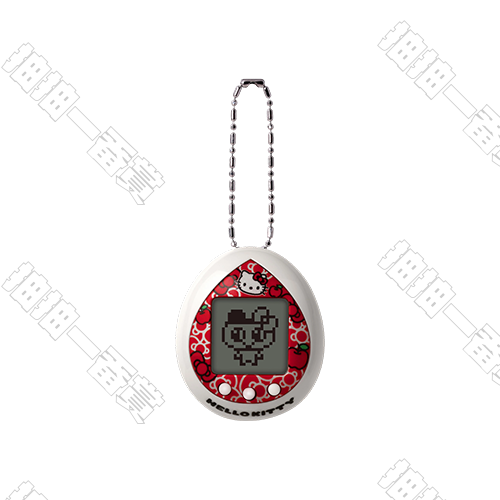 BANDAI|塔麻可吉 Hello Kitty50週年系列 電子寵物機 紅色